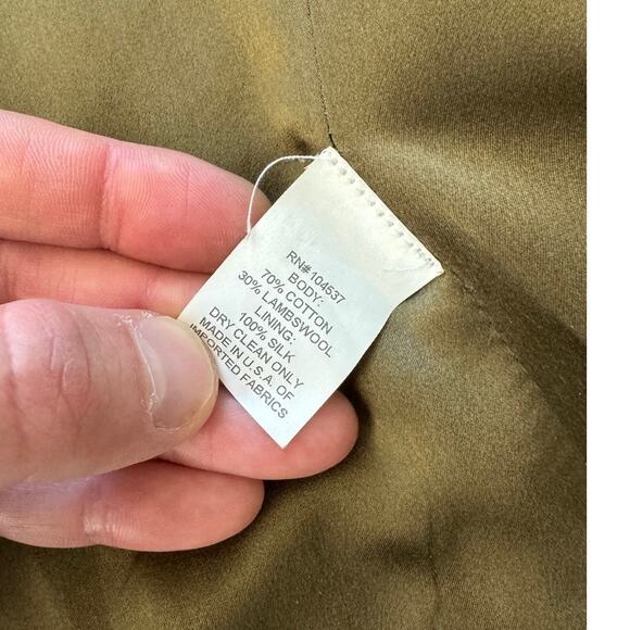 Burning Torch Plaid Boho Jacket, Cotton/Wool/Silk, Women's Size SMALL - Picture 6 of 14